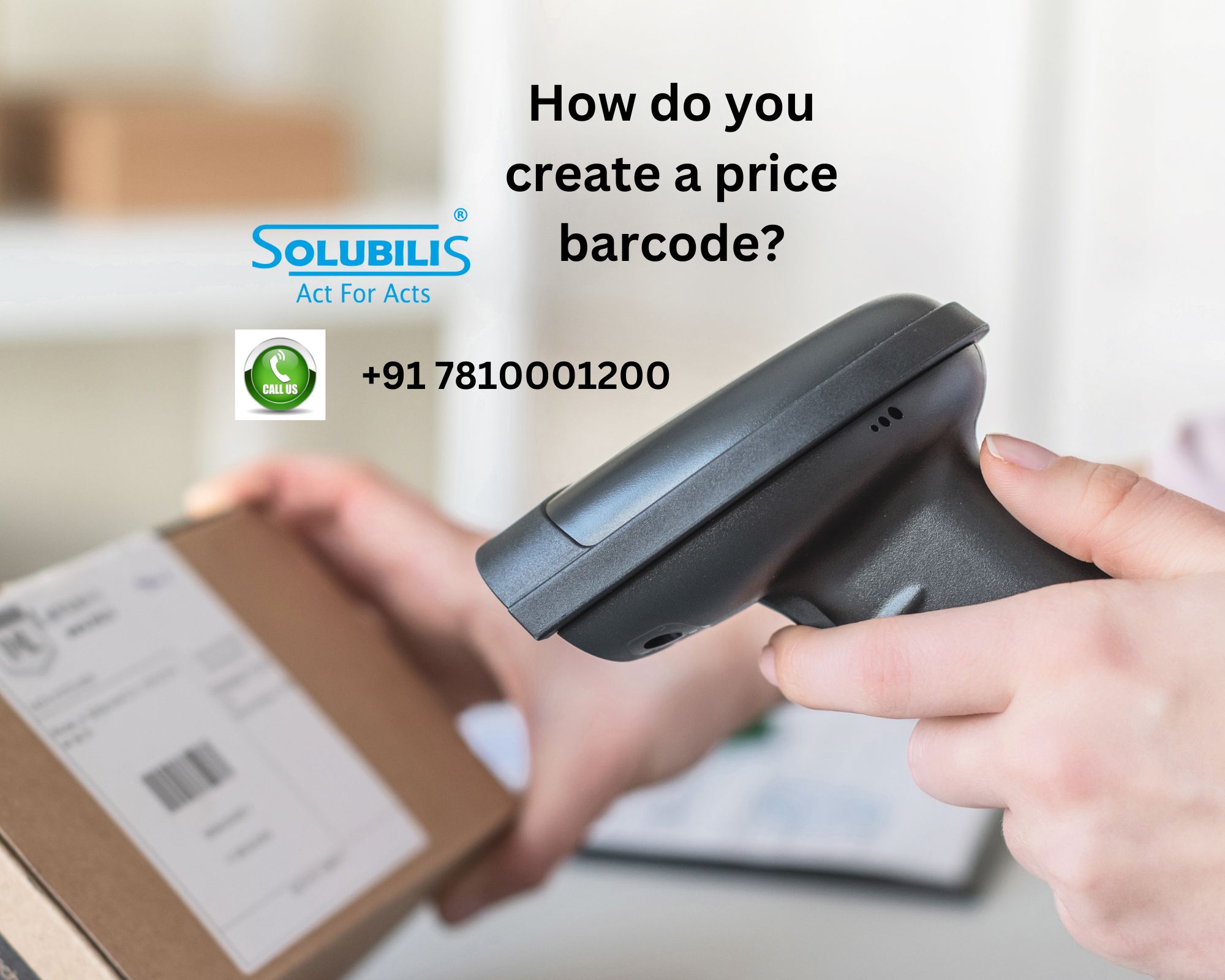 How do you create a price barcode?